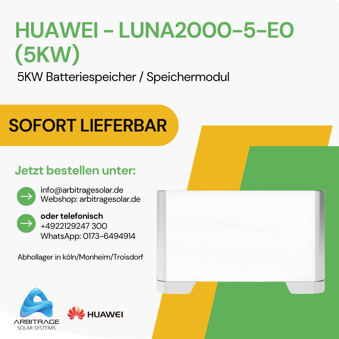 HUAWEI LUNA2000-05-E0 Batteriespeicher - 5kWh (Modul)