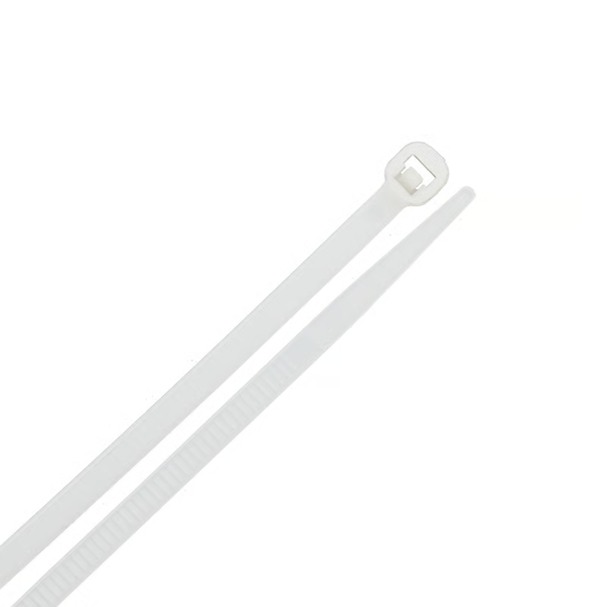 Weiße Kabelbinder - Packung mit 100 Stück 300 x 3,6 mm