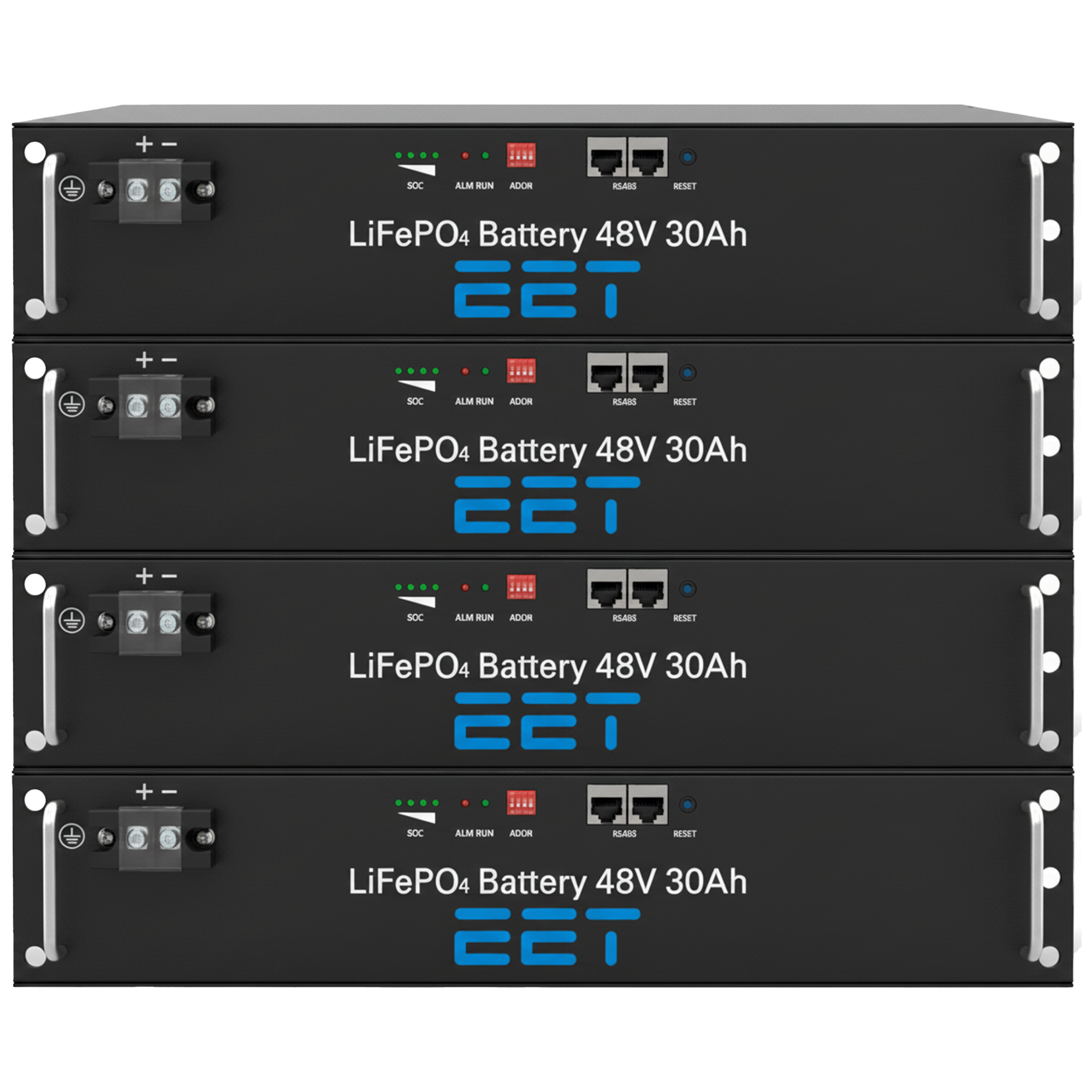 EET Batteriespeicher ET0576 5,76 kWh 120 Ah 48V (19" Rack)