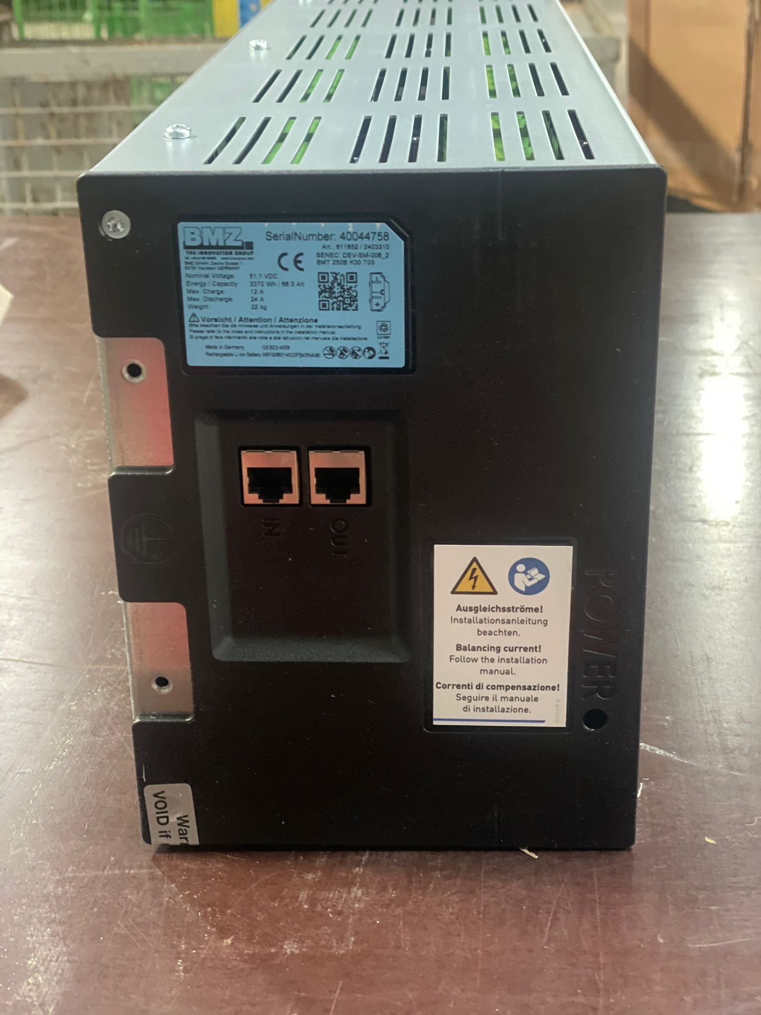 Batteriespeicher SENEC HOME Stromspeicher -  V2.1 -  3.7 KWH