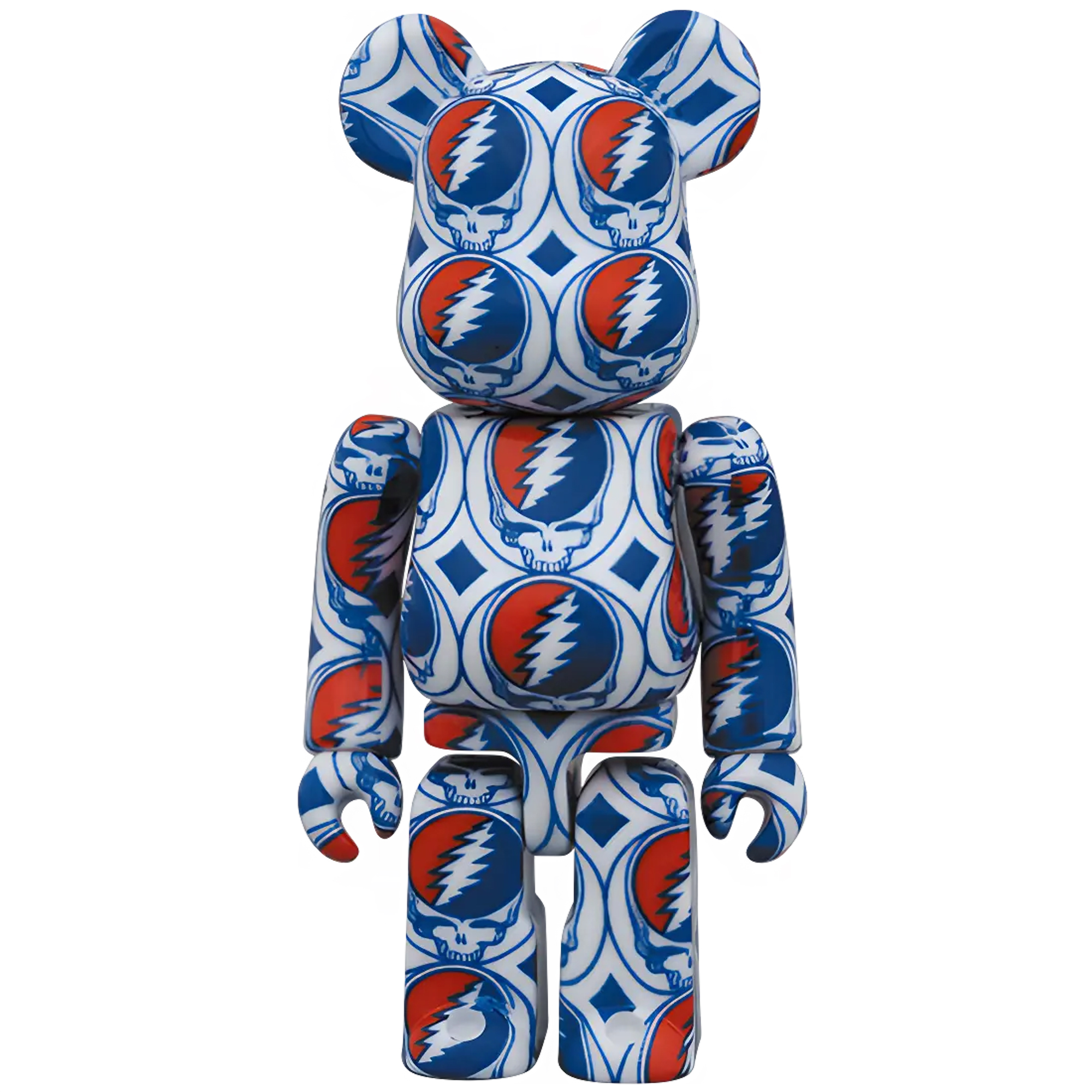 BE@RBRICK 1000% GRATEFUL DEAD STEAL YOUR FACE - Medicom Toy Designer Figur 70cm NEU OVP