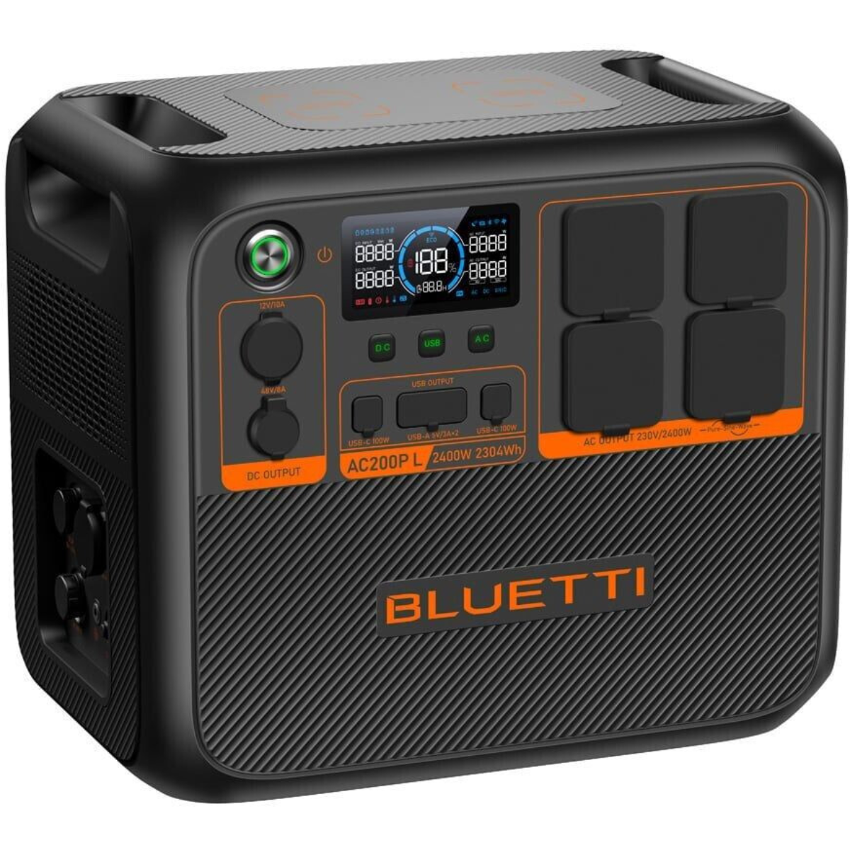 Bluetti PowerOak AC200P L Portable Power Station 2304Wh 2400W 45Ah