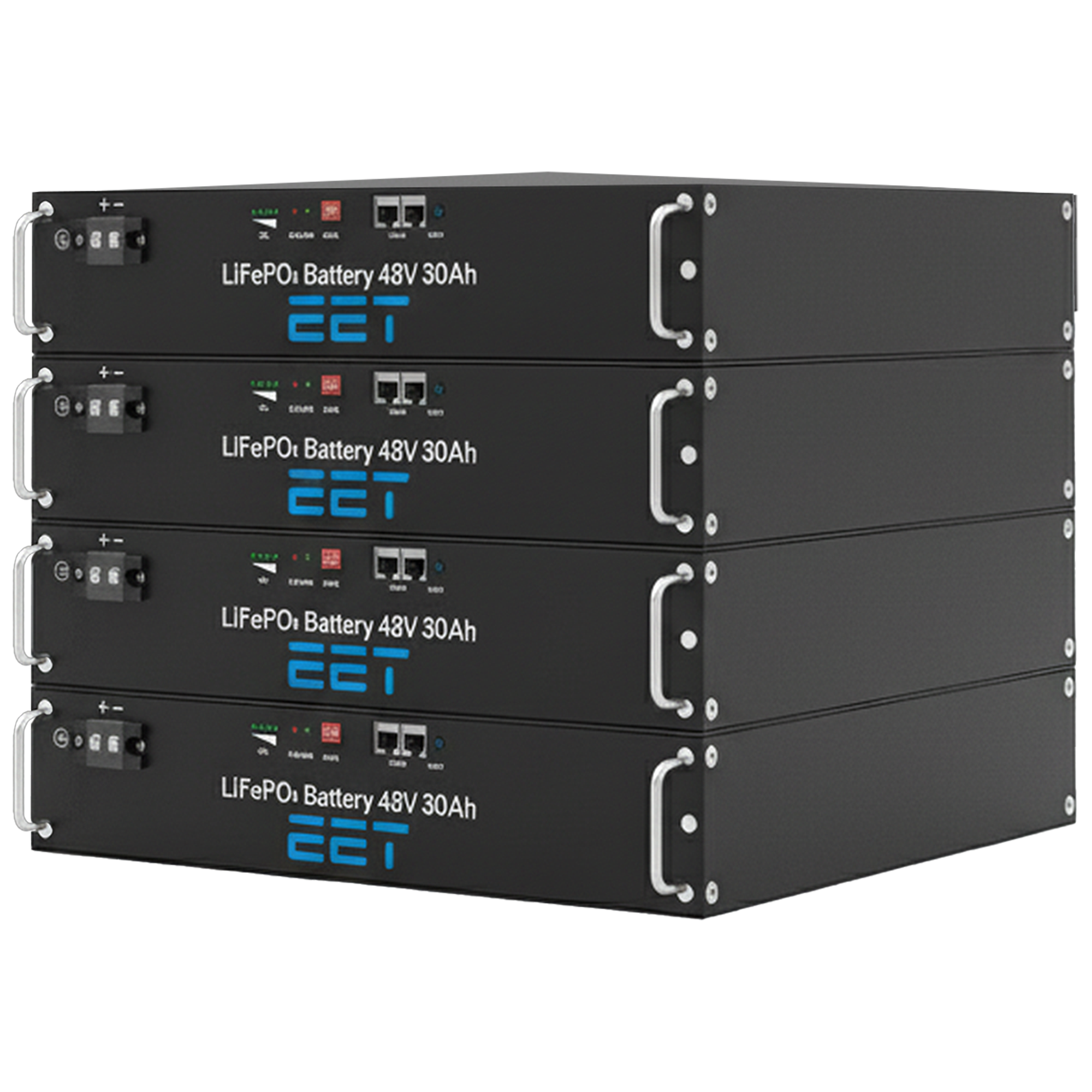 EET Batteriespeicher ET0576 5,76 kWh 120 Ah 48V (19" Rack)