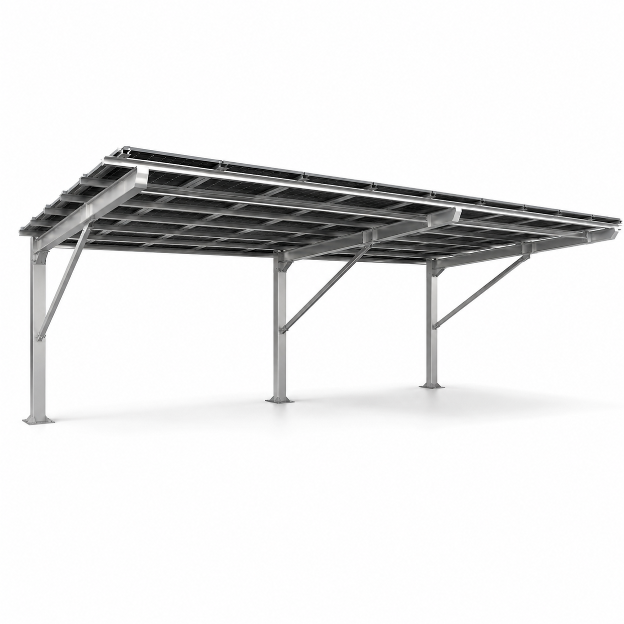 QENERA CP2-USG-WQ020-B Carport-Zubehör schwarz - wasserdichtes Erweiterungspaket