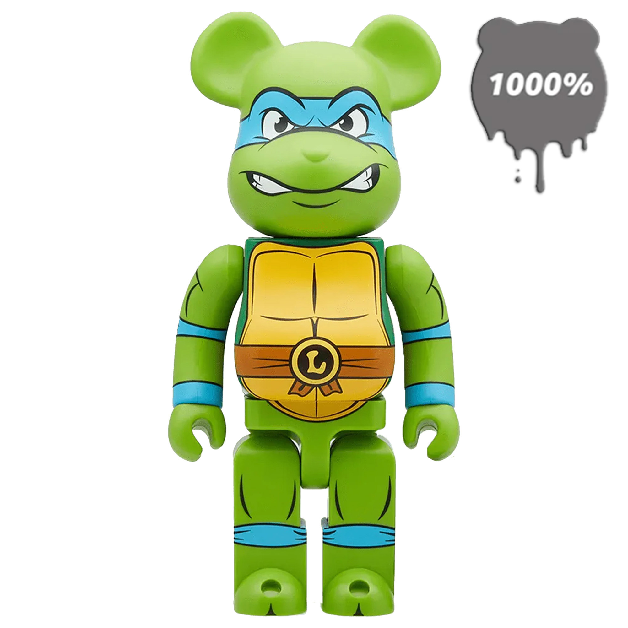 BE@RBRICK 1000% 1000% TMNT LEONARDO - Medicom Toy Designer Figur 70cm NEU OVP