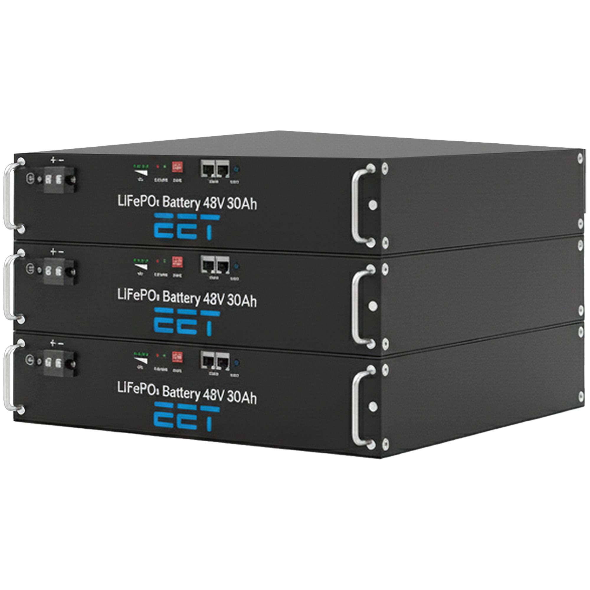 EET Batteriespeicher ET0432 4,32 kWh 90 Ah 48V (19" Rack)