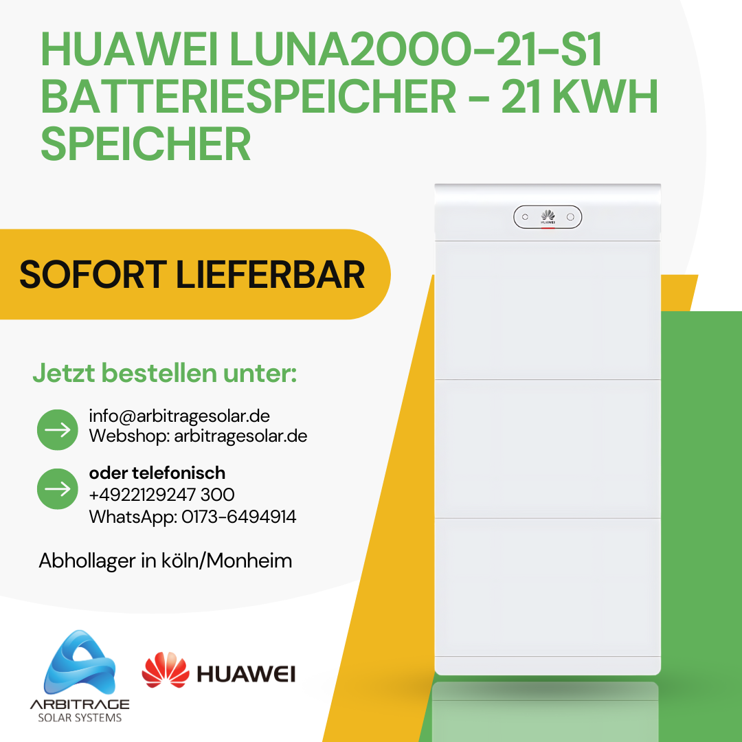 HUAWEI LUNA2000-21-S1 Batteriespeicher - 21 kWh Speicher