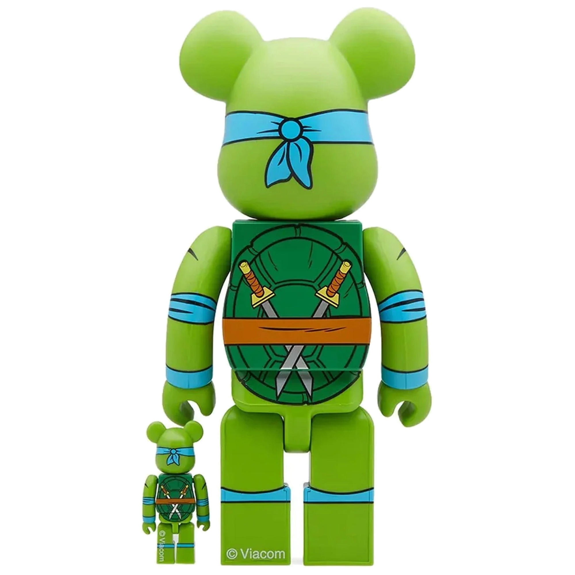 BE@RBRICK 1000% 1000% TMNT LEONARDO - Medicom Toy Designer Figur 70cm NEU OVP