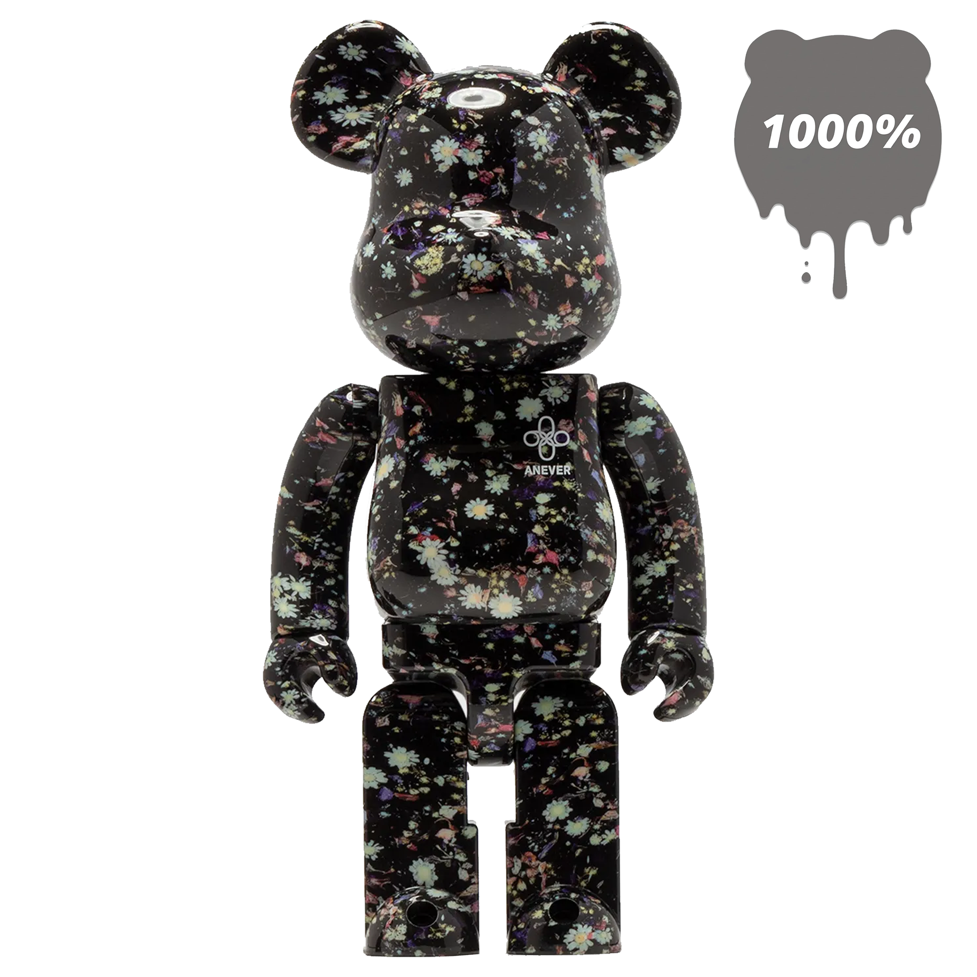 BE@RBRICK 1000% ANEVER BLACK - Medicom Toy Designer Figur 70cm NEU OVP