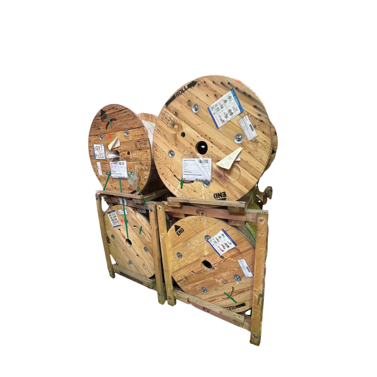 Singlemode Mikrokabel MICRO A-D(ZN)2Y 1×6 E9/125 µm G.657A1 – 6-Faser 2,5 mm – 6000 m Holztrommel – schwarz – ZTED