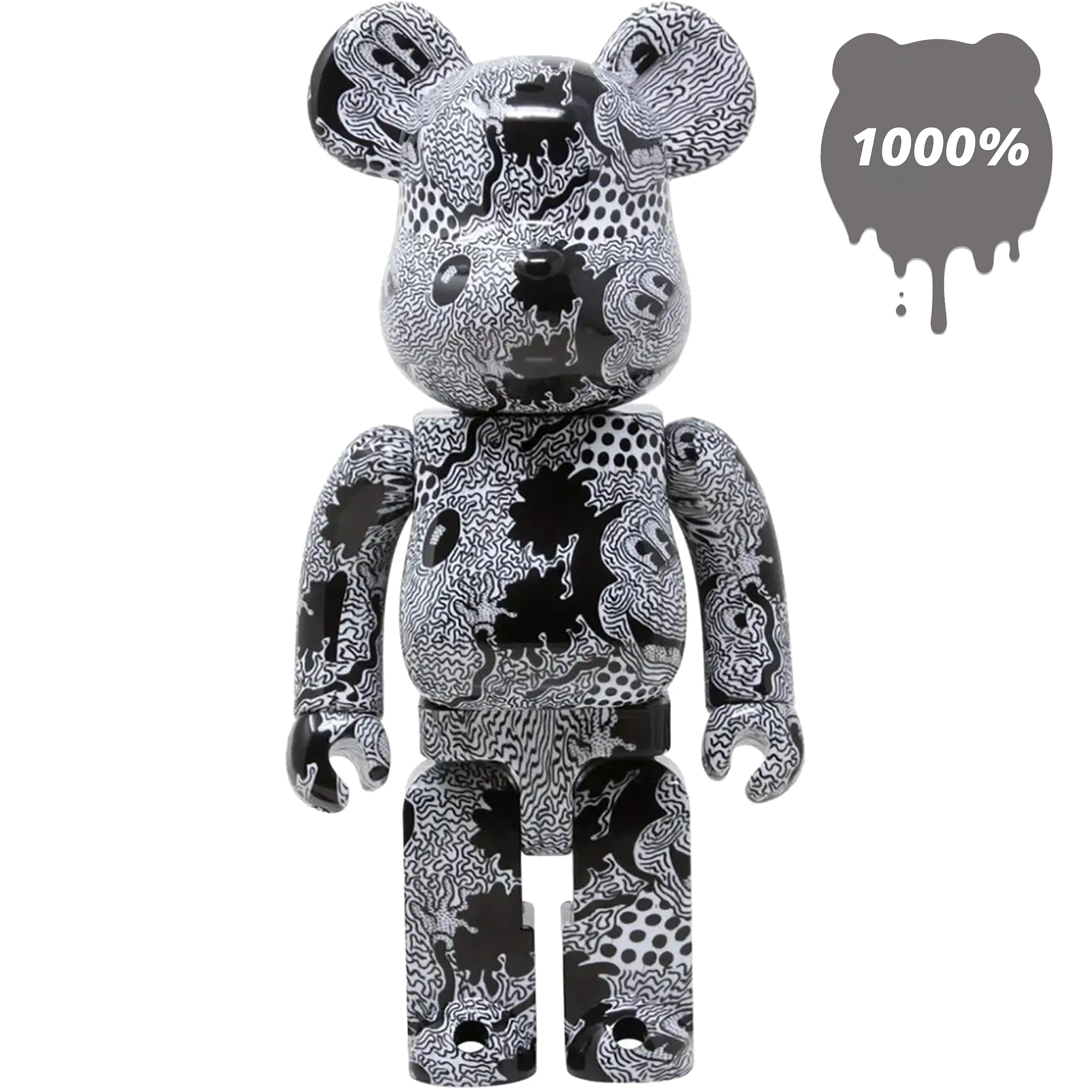 BE@RBRICK 1000% KEITH HARING MICKY MOUSE - Medicom Toy Designer Figur 70cm NEU OVP