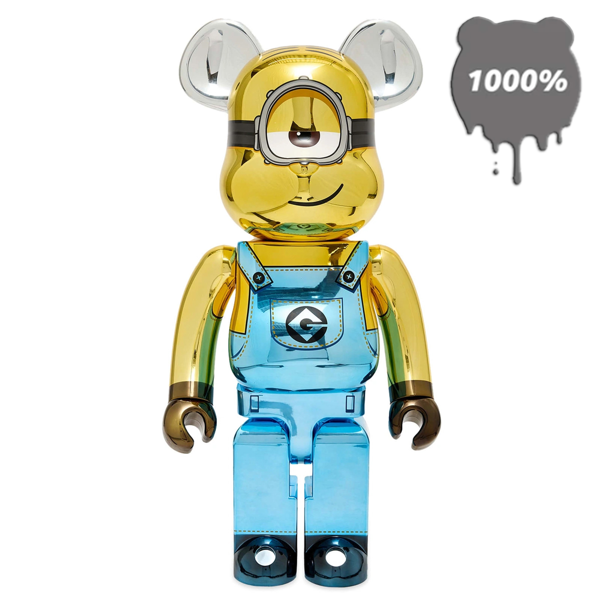 BE@RBRICK 1000% STUART CHROME 1000% - Medicom Toy Designer Figur 70cm NEU OVP