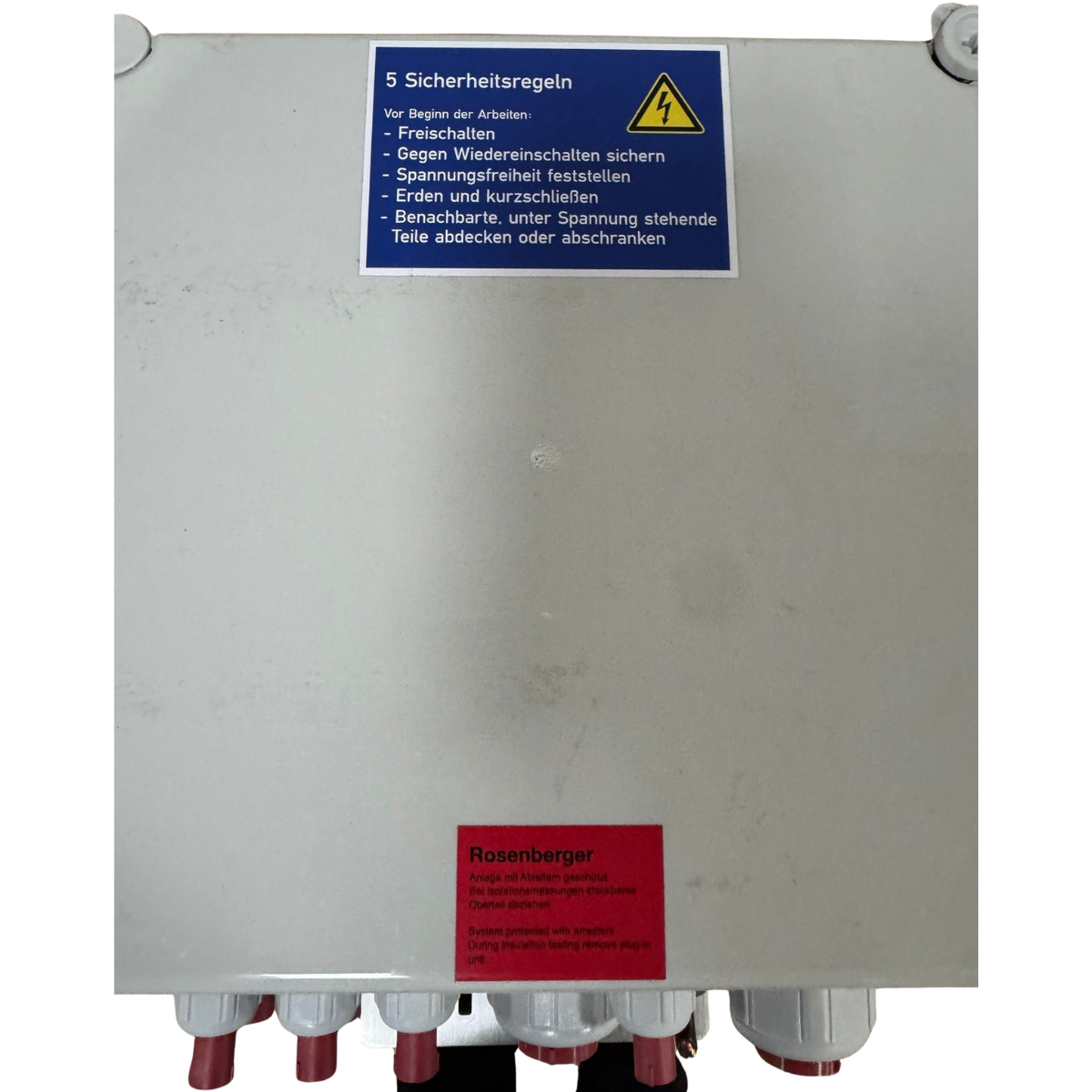 Sicherungsautomaten Rosenberger SLPDU22-x6 DC Power Distribution Unit – 48 V DC Verteilerbox mit DEHNsecure SPD & 6× Schneider Electric iC60N 20 A