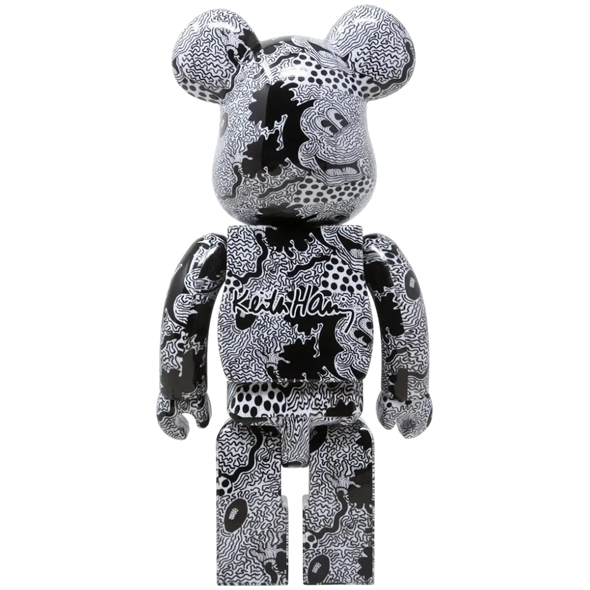 BE@RBRICK 1000% KEITH HARING MICKY MOUSE - Medicom Toy Designer Figur 70cm NEU OVP