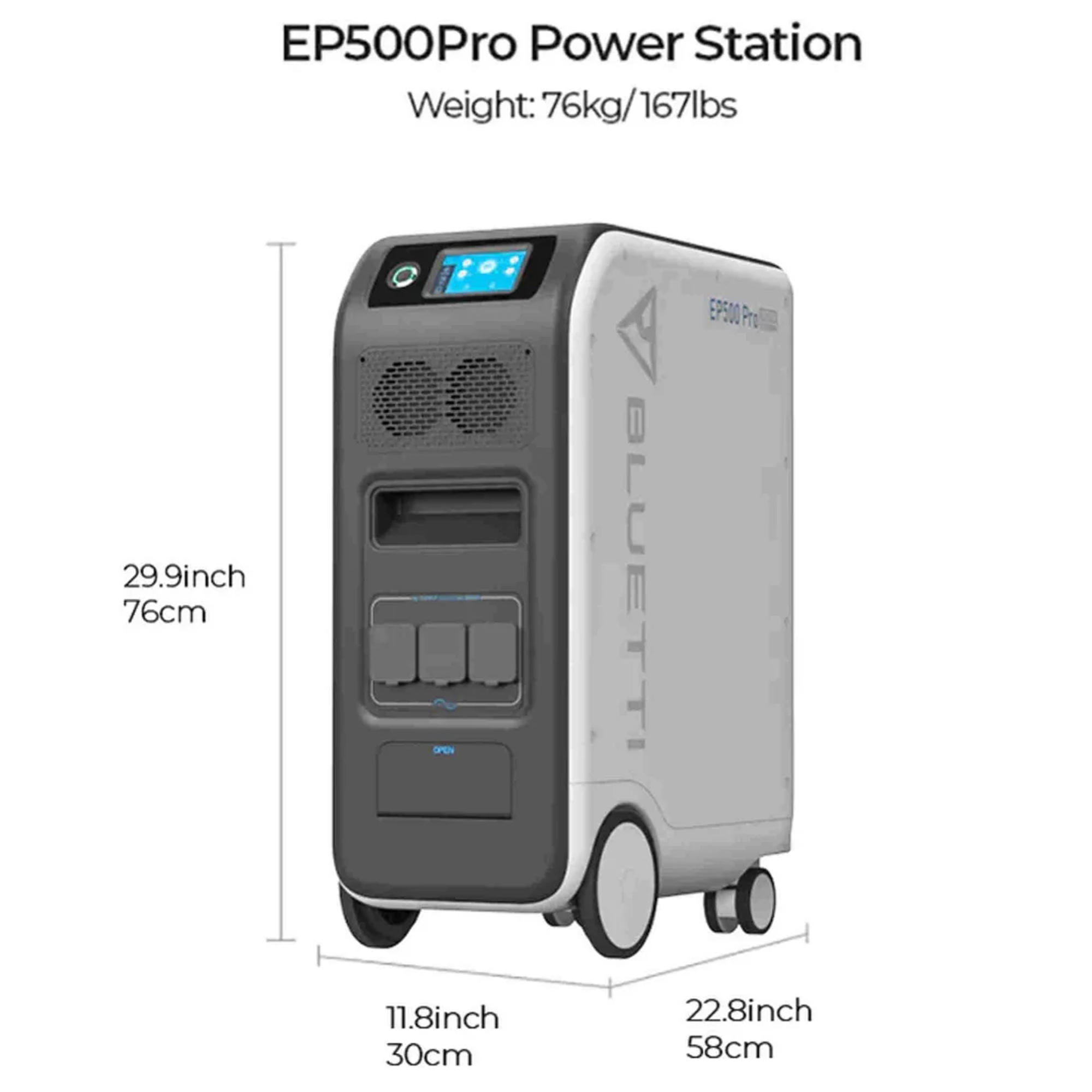 Bluetti EP500 Pro 5100Wh 3000W Powerstation
