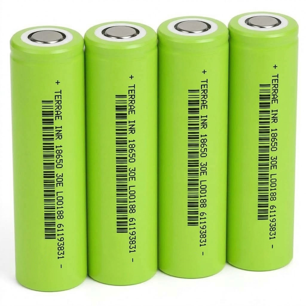 Batterien 18650 TerraE INR 18650 30E 3,65V 3000mAh