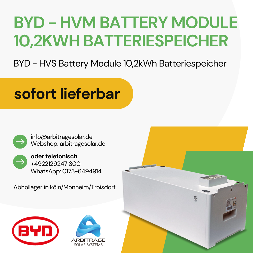 BYD HVS 10.2 kWh Battery-Box Premium