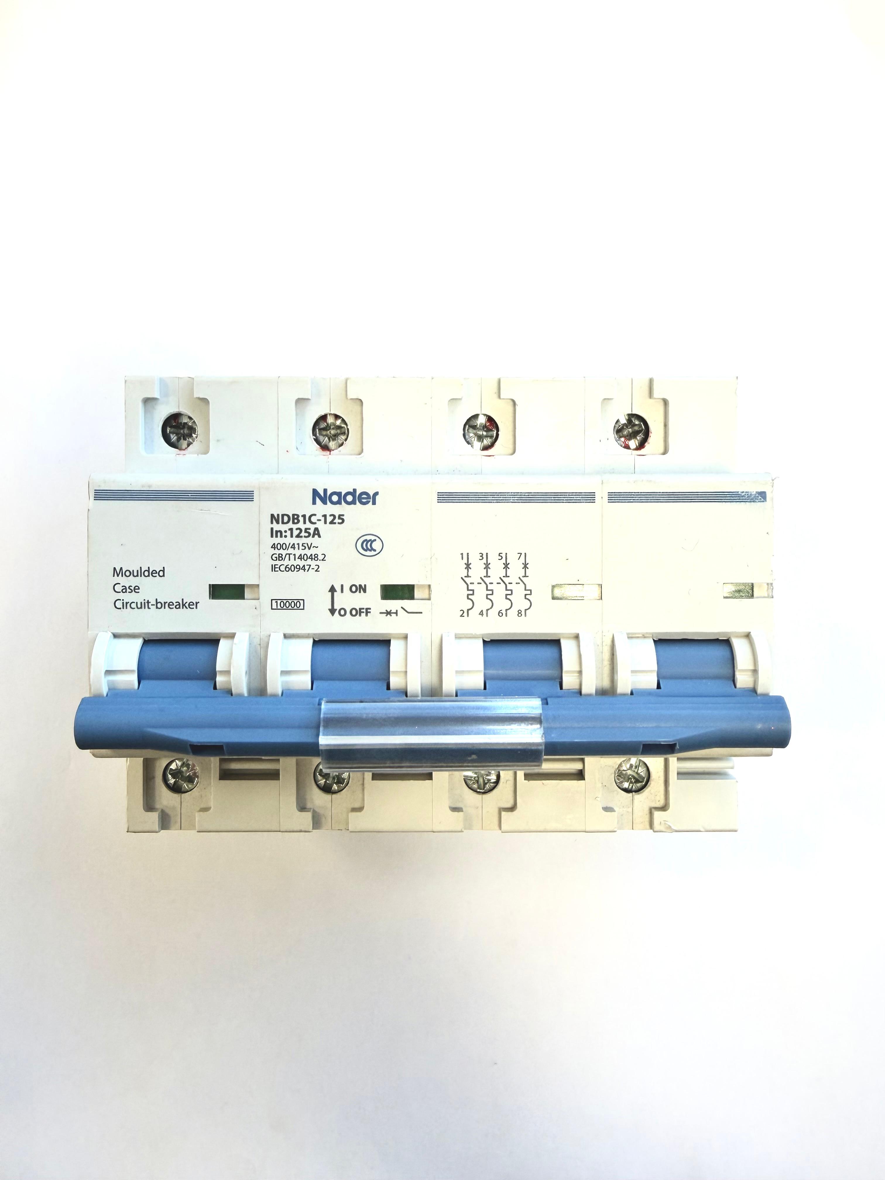 Leitungsschutzschalter Nader NDB1C-125 In:125A 400/415V