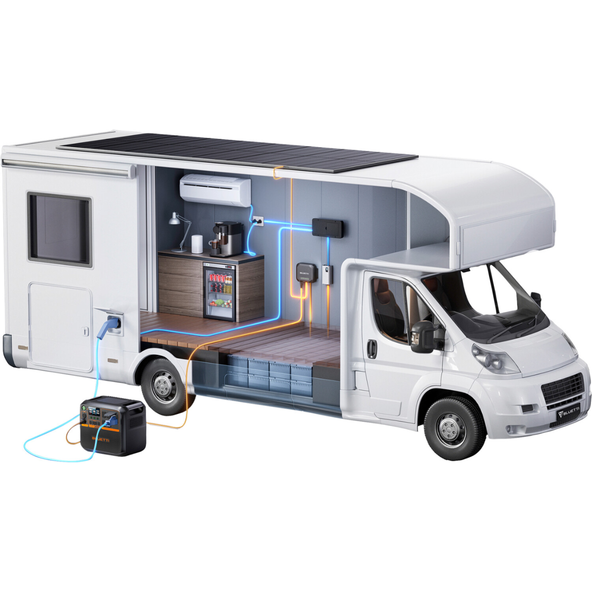 Bluetti PowerOak AC200P L Portable Power Station 2304Wh 2400W 45Ah