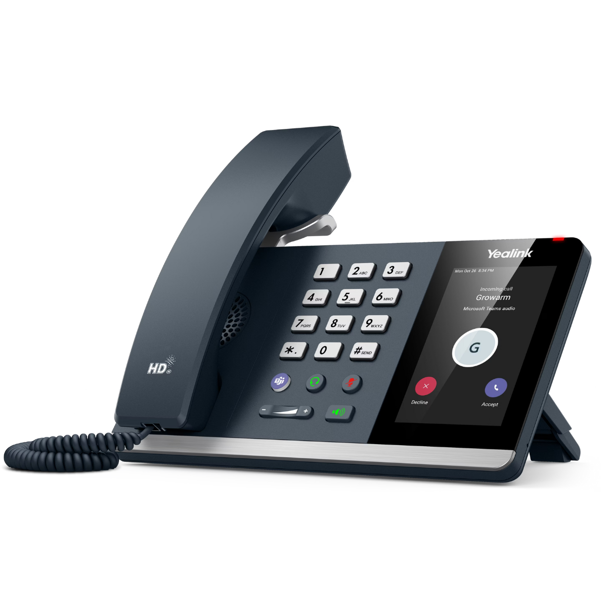 Yealink MP54 IP Telefon - Teams Edition VoIP SIP USB-Desktop-Telefon mit integriertem Android, optimiert für Teams - ideal für Berufstätige und Arbeitskollegen