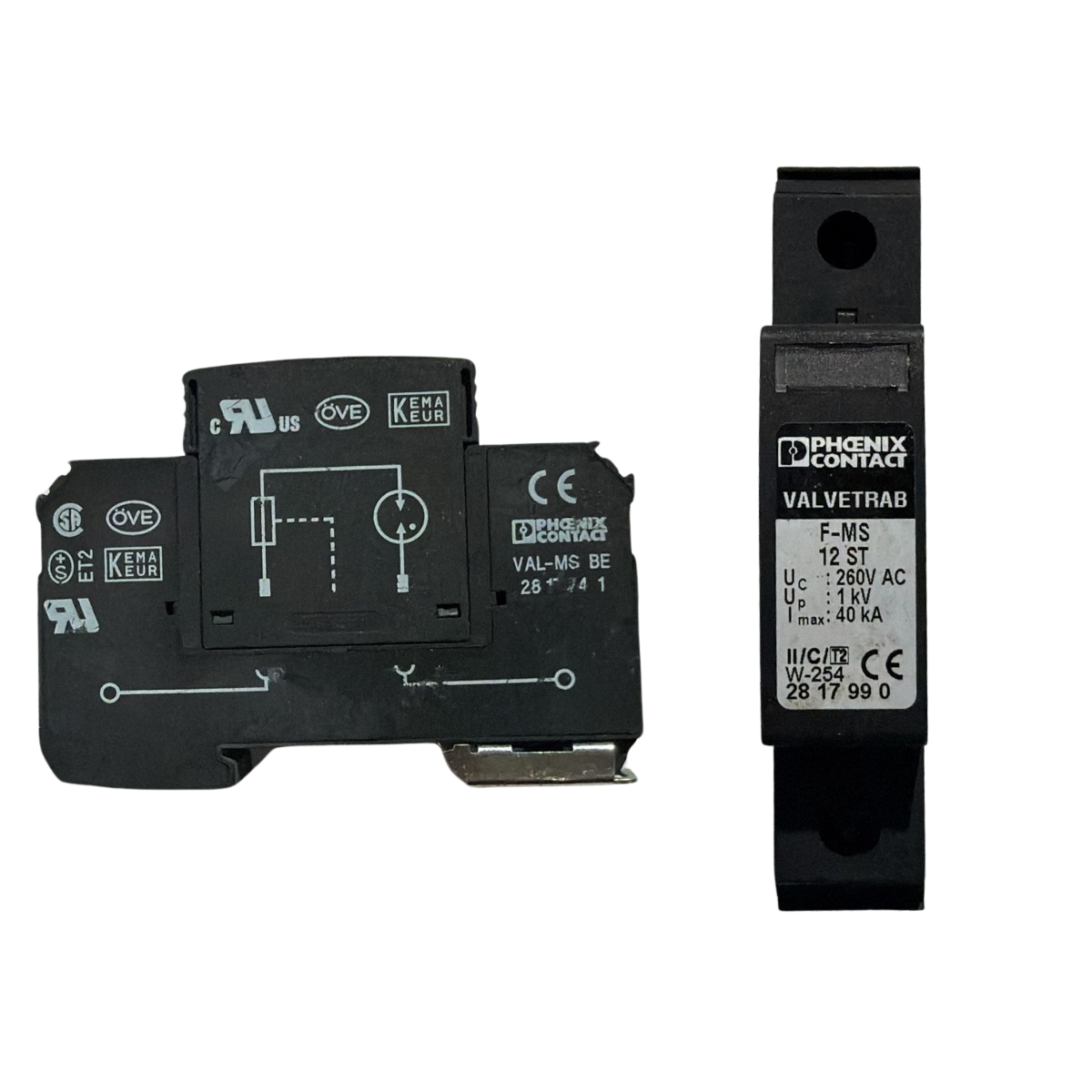 Phoenix Contact VALVETRAB F-MS 12 ST Überspannungsschutzmodul Typ 2 260V AC
