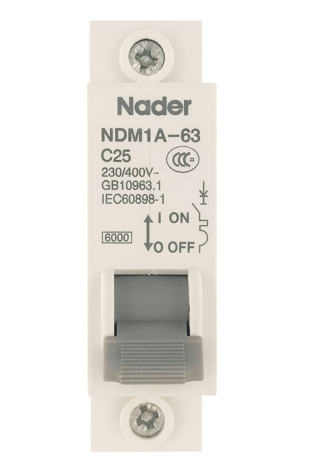 Leitungsschutzschalter Nader NDM1A-63 C25