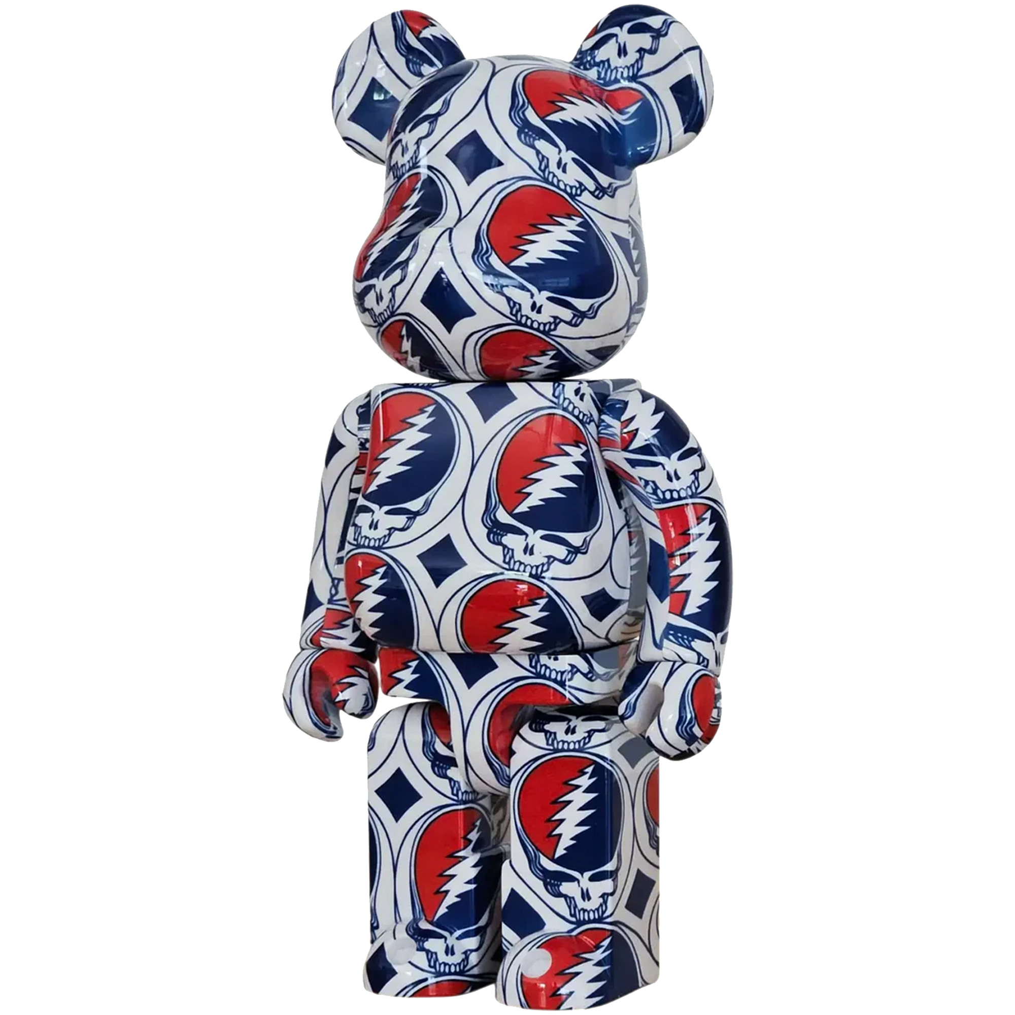 BE@RBRICK 1000% GRATEFUL DEAD STEAL YOUR FACE - Medicom Toy Designer Figur 70cm NEU OVP