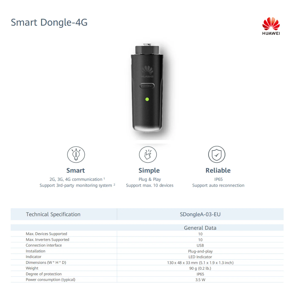 HUAWEI Smart Dongle 4G A-03