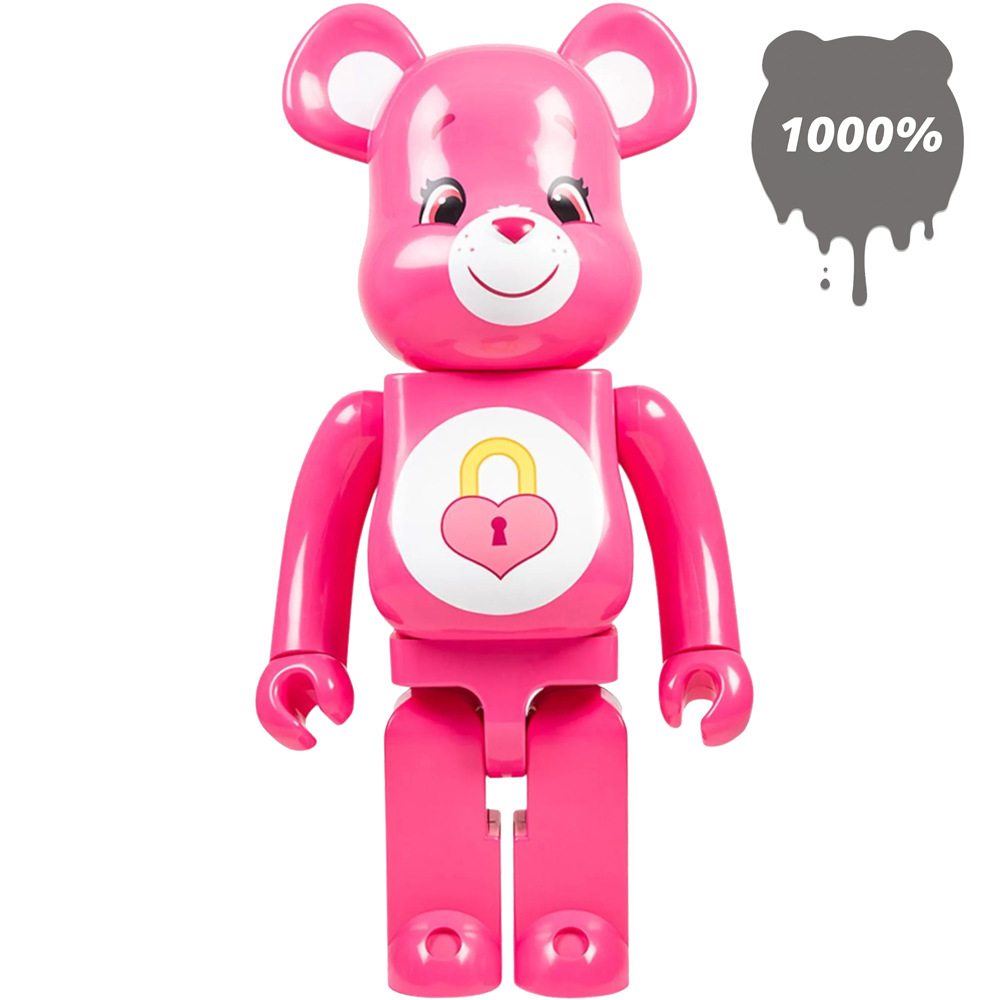 BE@RBRICK 1000% CARE BEARS SECRET BEAR - Medicom Toy Designer Figur 70cm NEU OVP