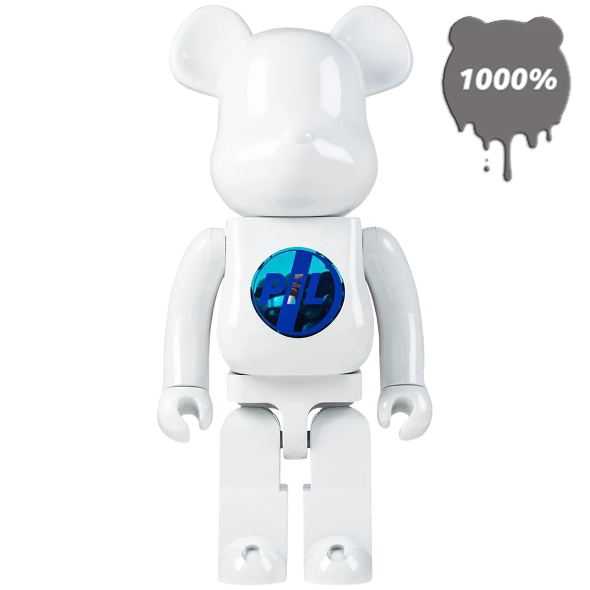 BE@RBRICK 1000% PIL CHROME 1000% - Medicom Toy Designer Figur 70cm NEU OVP