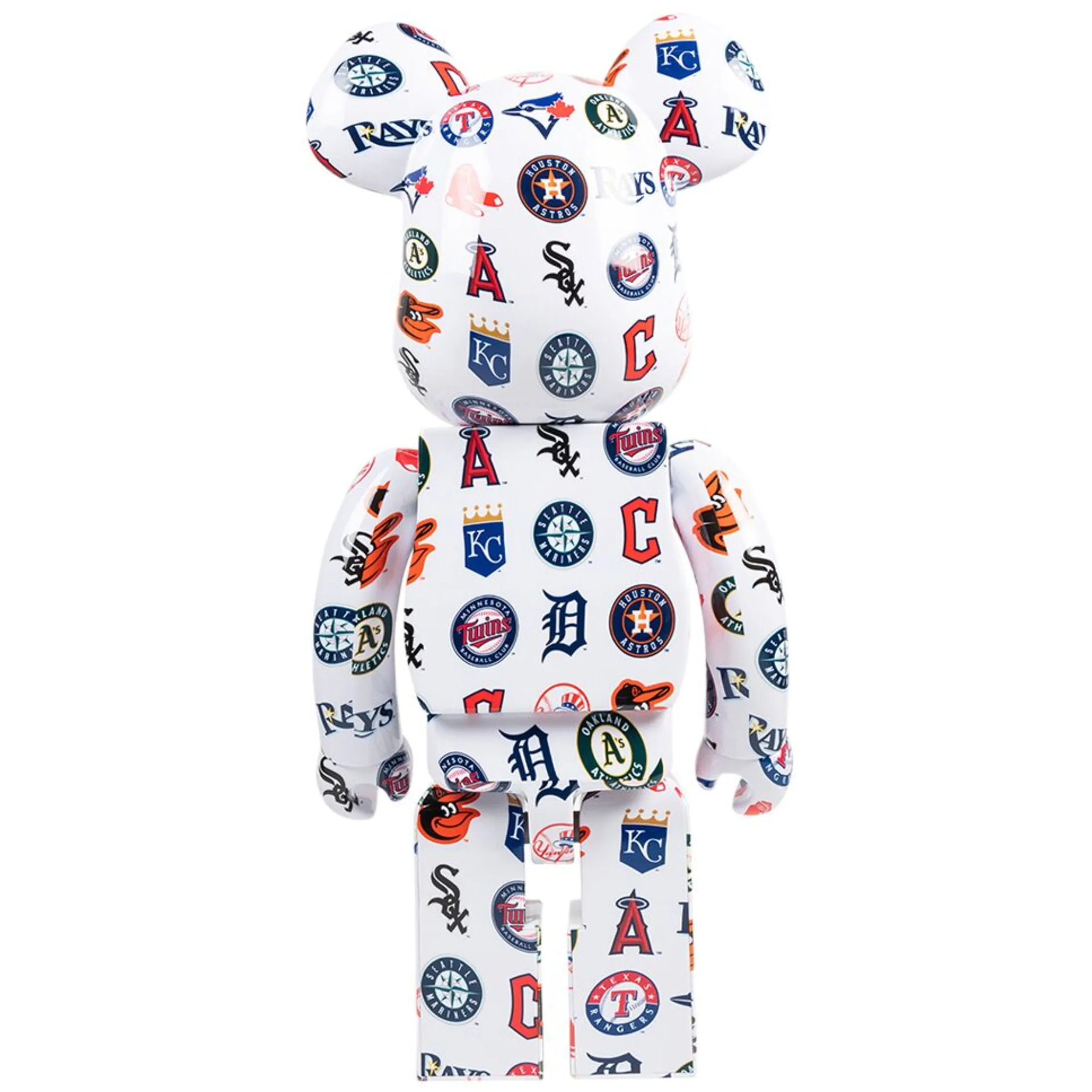 BE@RBRICK 1000% MLB AMERICAN LEAGUE - Medicom Toy Designer Figur 70cm NEU OVP