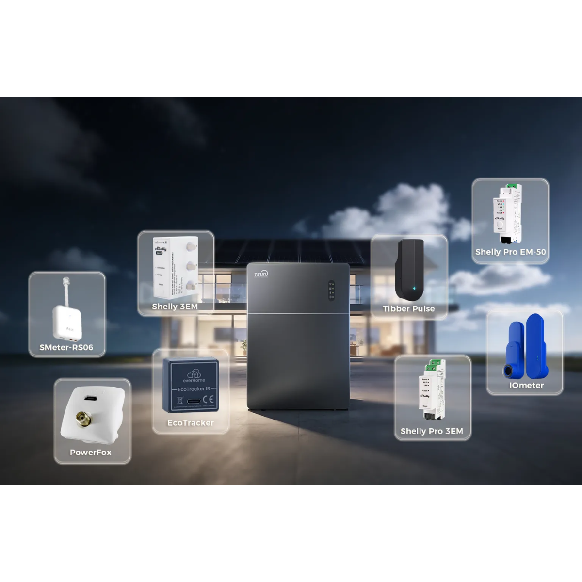 Tsun AC Batteriespeicher All In One PowerTrunk 5 kWh TSOL-MAU5000 (2500W) 5120 Wh