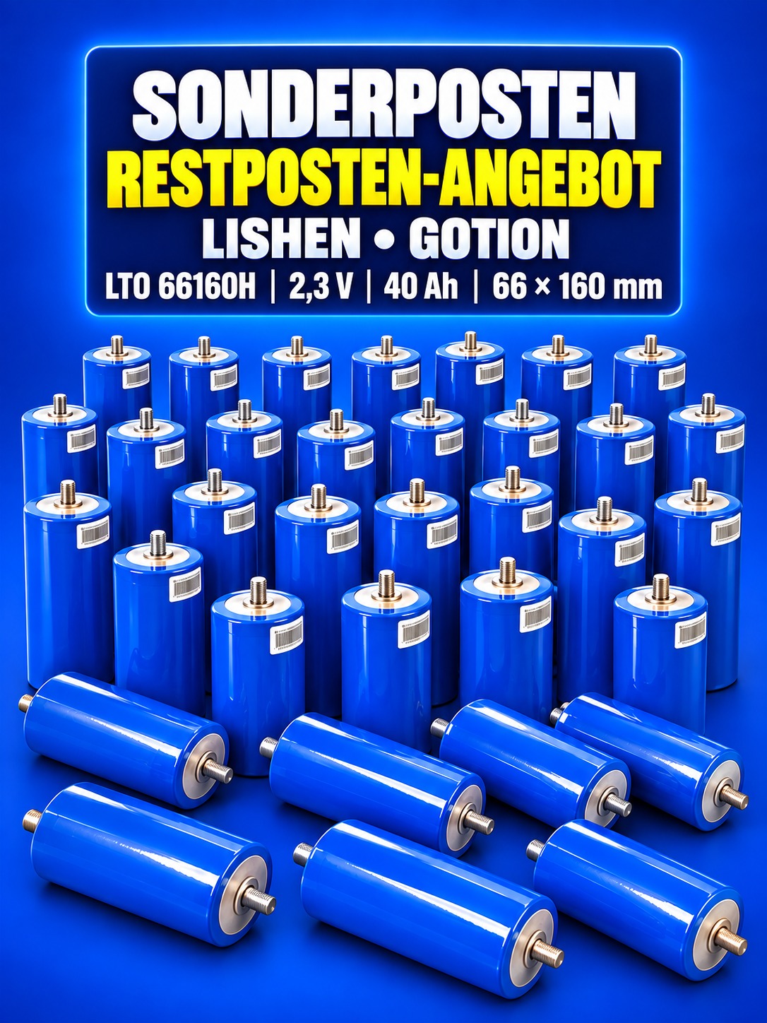 Lishen LTO 66160H 2,3 V 40 Ah