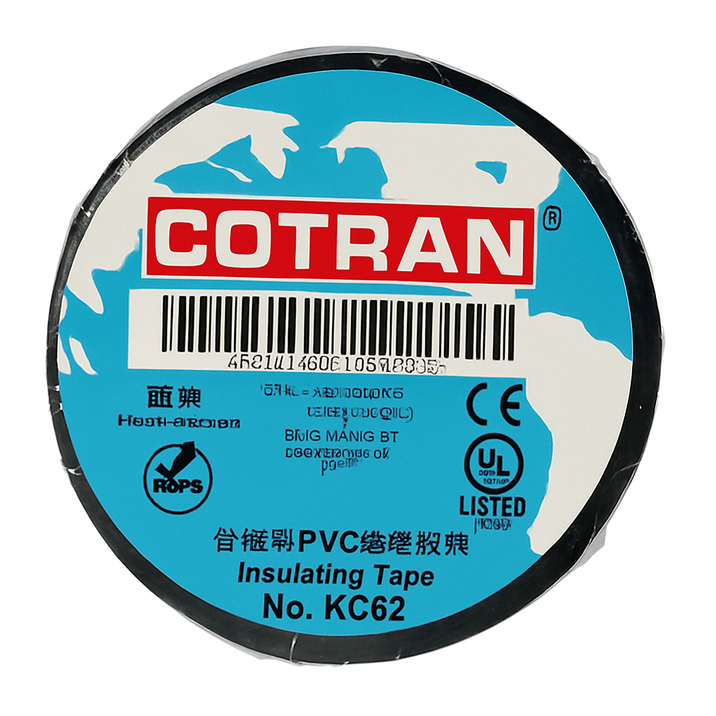 Isolierband PVC COTRAN KC62 türkis 19mm x 10m