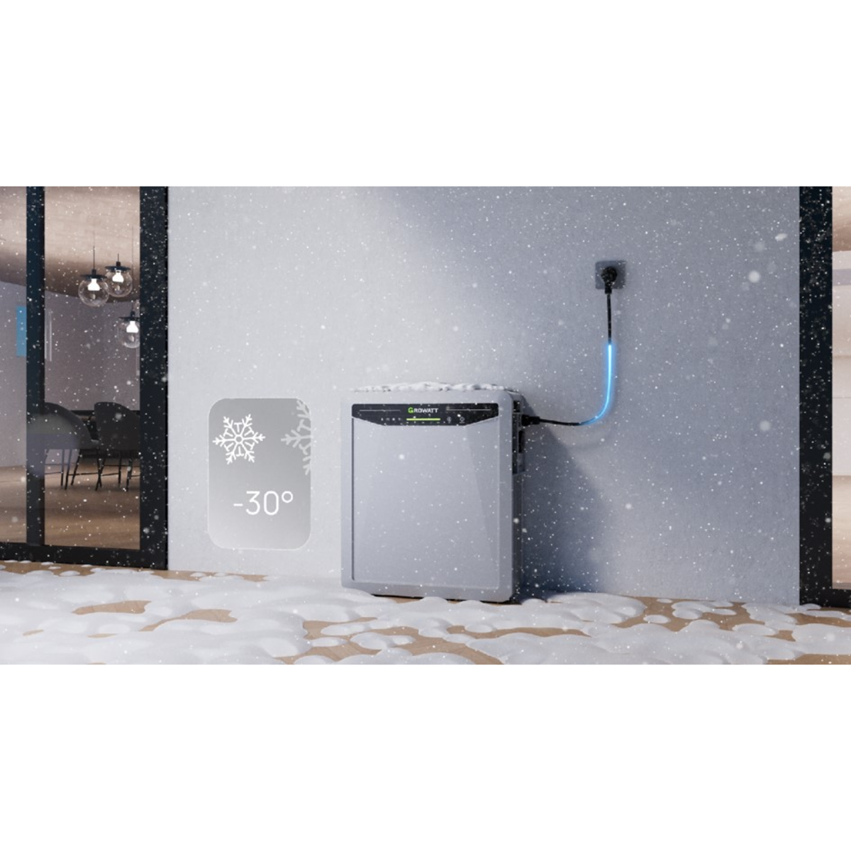 Growatt Aura 5000 AC Batteriespeicher 5kWh Balkonkraftwerk Plug & Play