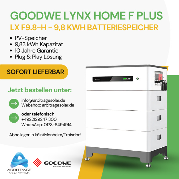 GoodWe Lynx Home F Plus - LX F9.8-H - 9,8 kWh Batteriespeicher