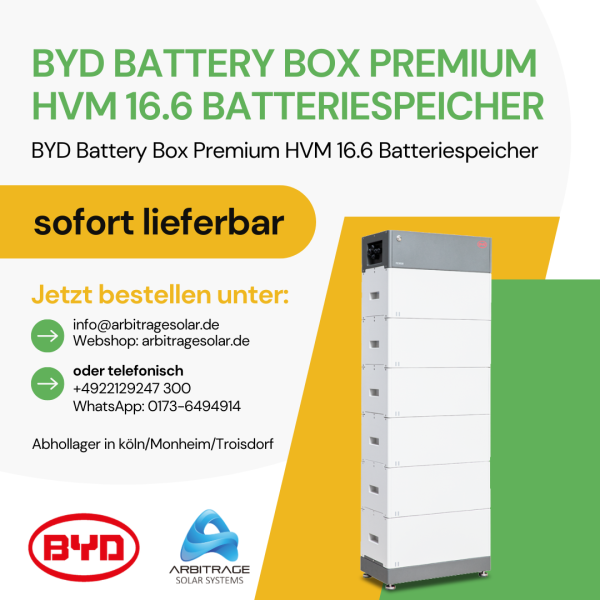 BYD HVM 16.6 Battery-Box Premium