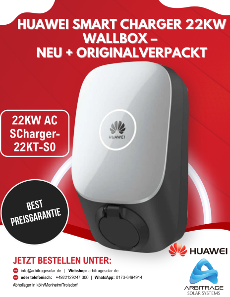 Huawei Wallbox 22 kW AC-Ladegerät