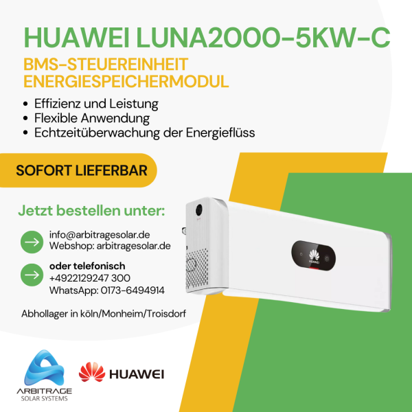 HUAWEI LUNA2000-5KW-C0 Power Modul Leistungsmodul Steuerungseinheit BMS