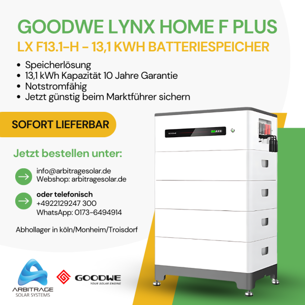 GoodWe Lynx Home F Plus - LX F13.1-H - 13,1 kWh Batteriespeicher