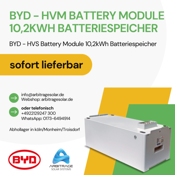 BYD HVS 10.2 Battery-Box Premium